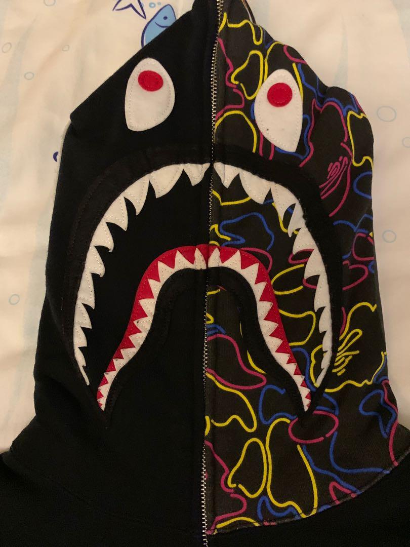 Bape 20th anniversary shark hoodie hotsell