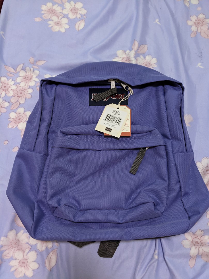 jansport superbreak bleached denim