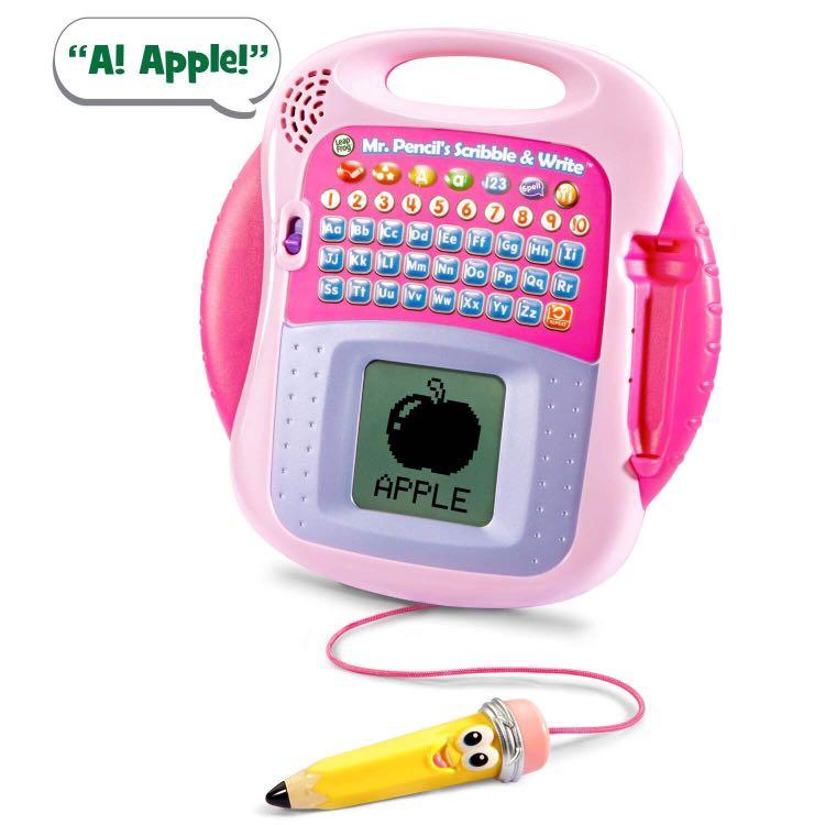 leapfrog mr pencil scribble and write pink