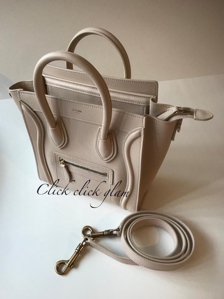 Celine nano shop luggage powder