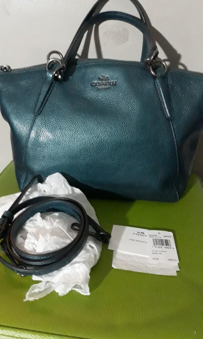 emerald coach bag