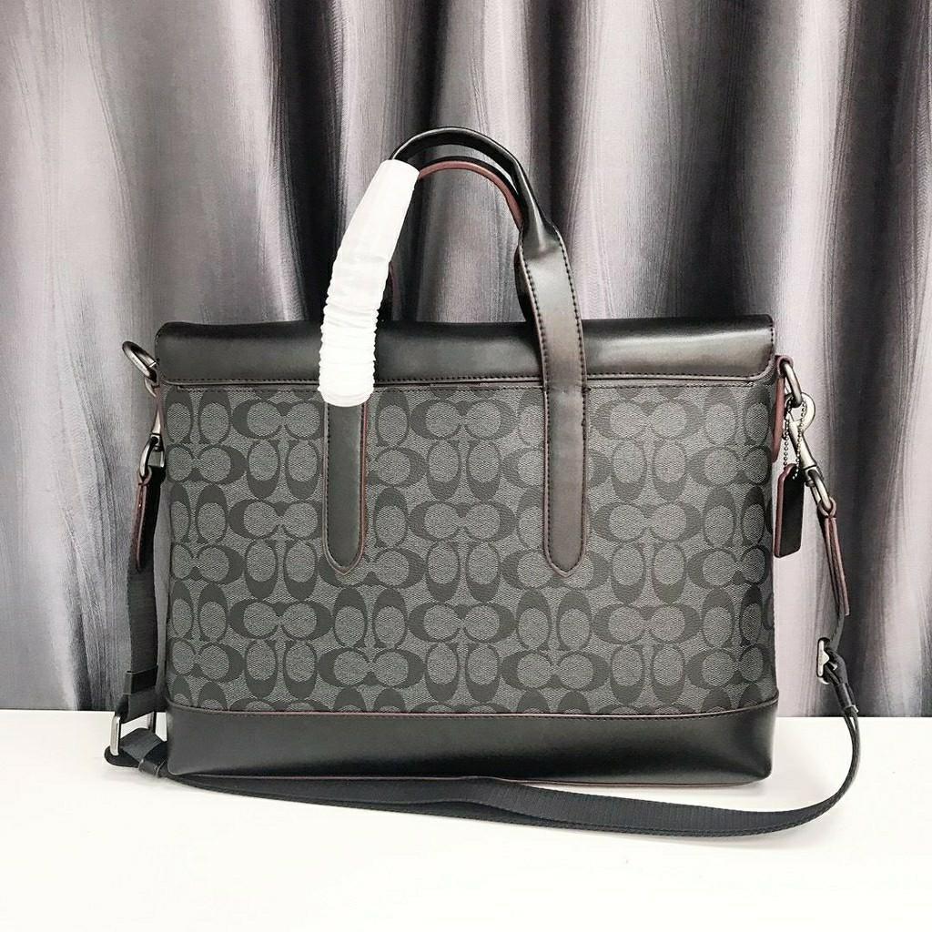 COACH F77858 HAMILTON PORTFOLIO BRIEF in SIGNATURE Men s Fashion Bags Briefcases on Carousell