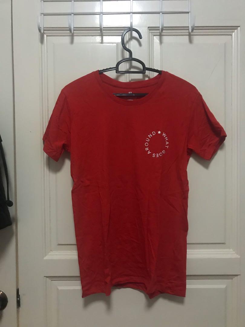cotton on red shirt