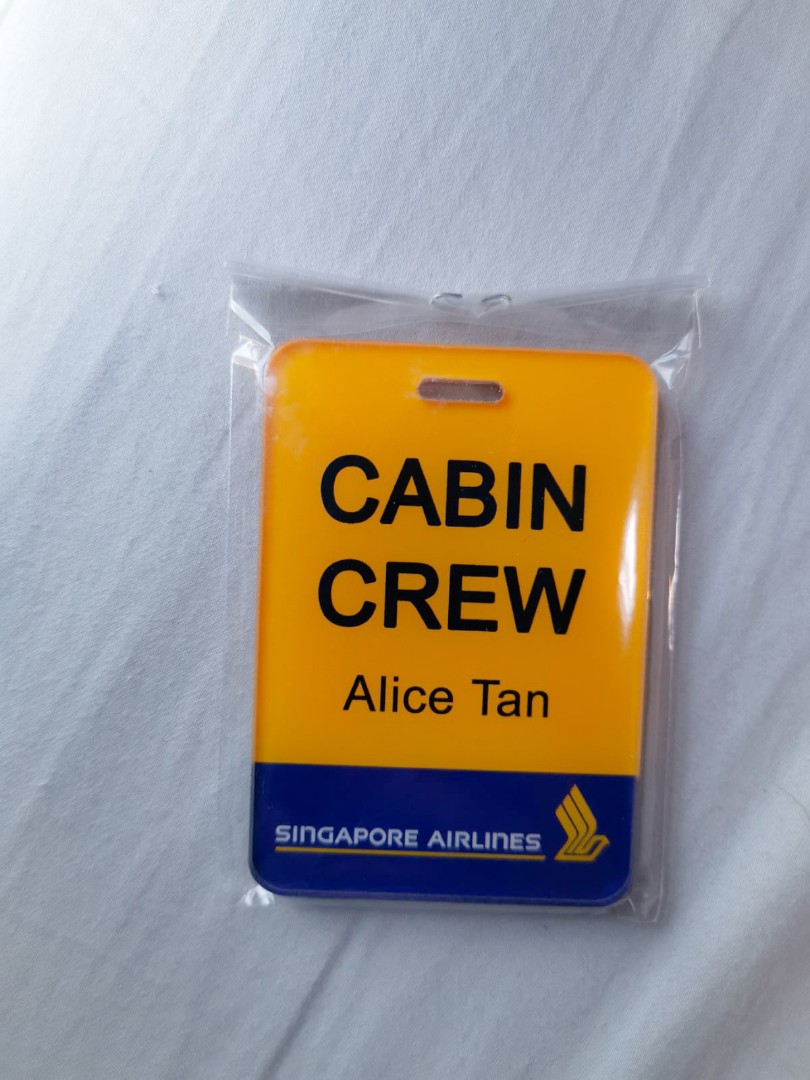 cabin crew luggage tags