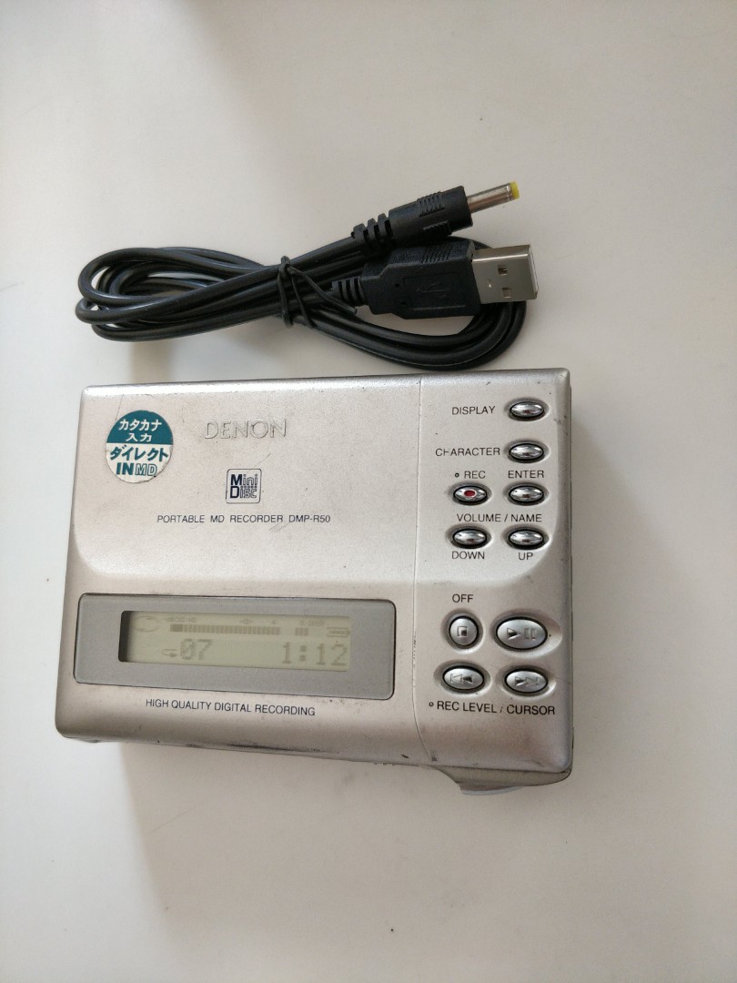 DENON DMP-R50 正常可用MD錄播機, 音響器材, 可攜式音響設備 - Carousell