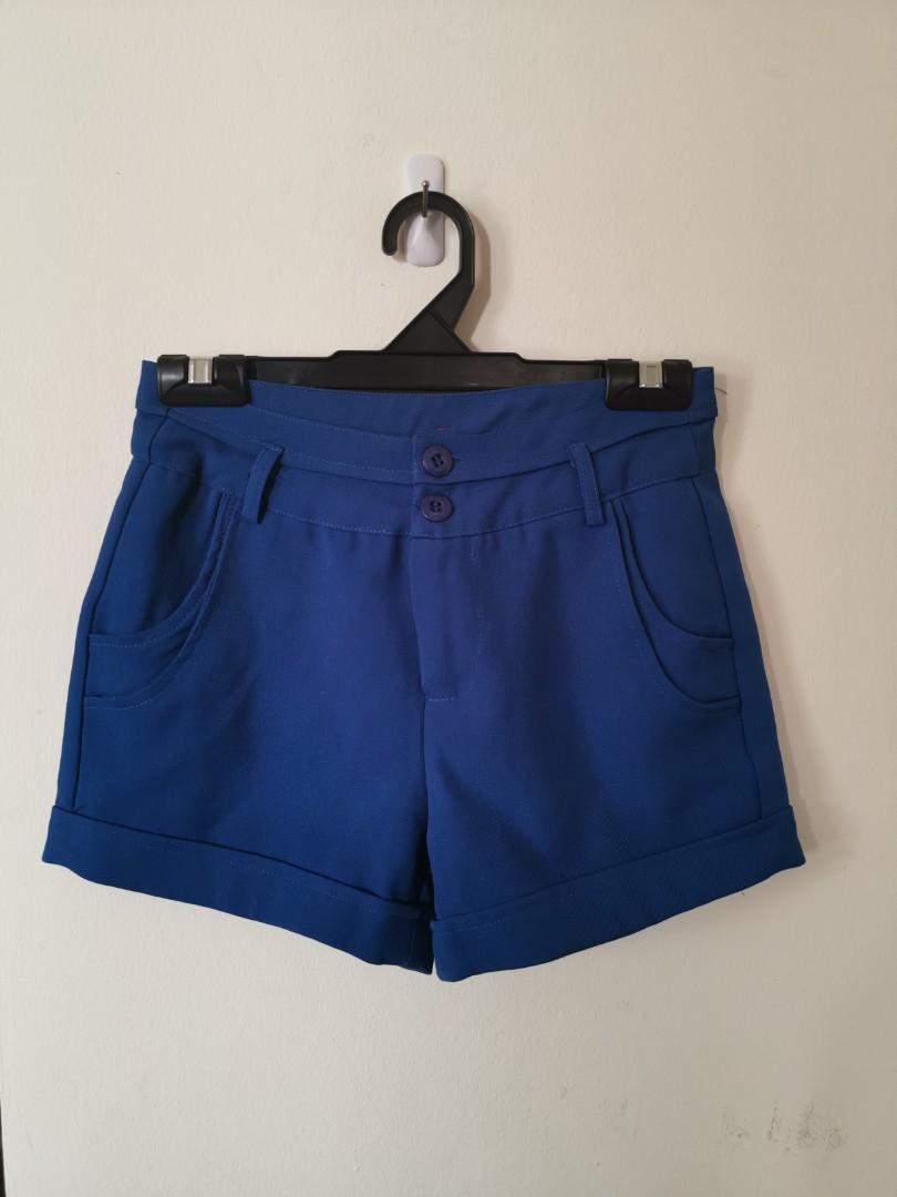 Electric blue shorts