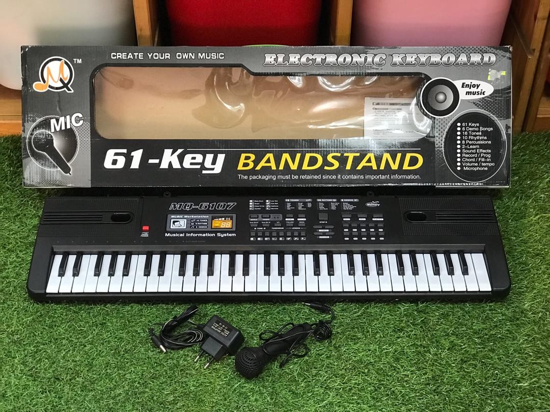 Bandstand 61 key electronic best sale keyboard