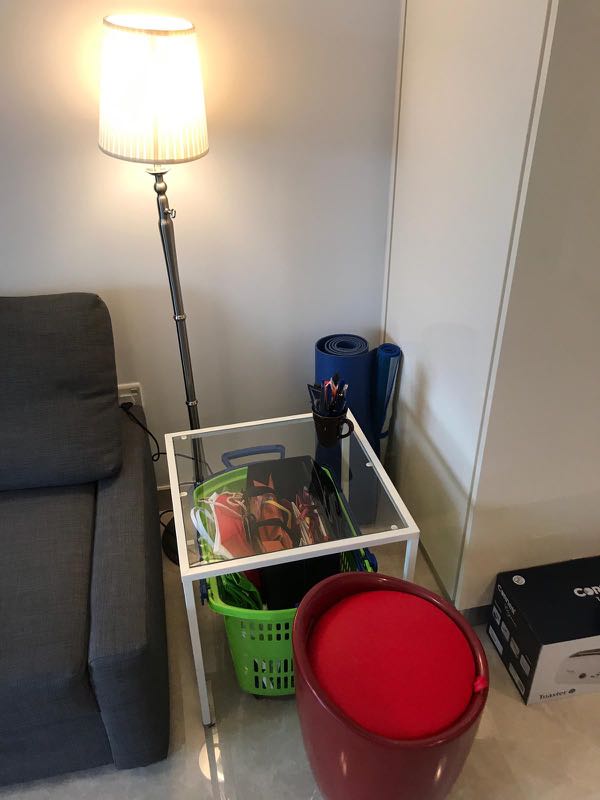 Free Floor Lamp Gothem From Ikea With Shade Furniture Home Decor Lighting Supplies On Carousell