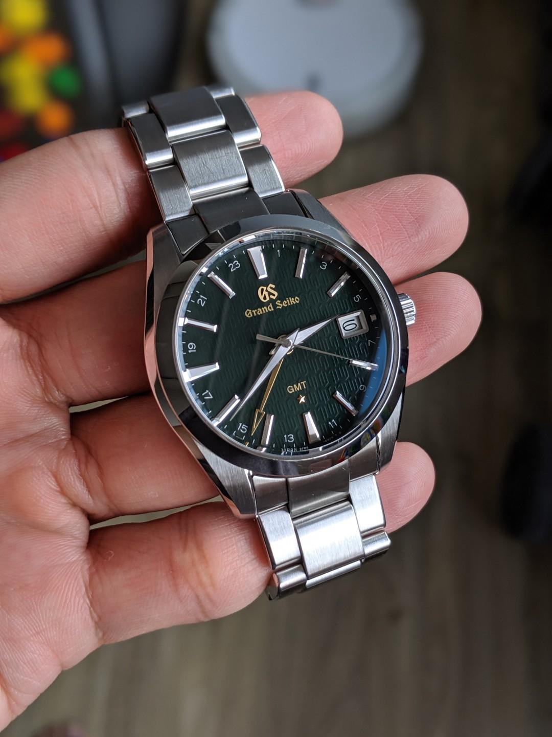 FSOT: Grand Seiko 9F GMT SBGN007 Limited Edition, Men's Fashion, Watches &  Accessories, Watches on Carousell