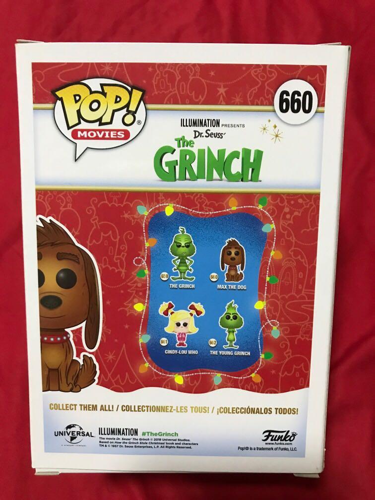 Funko Pop ! Animation: The Grinch Movie - Max The Dog #660