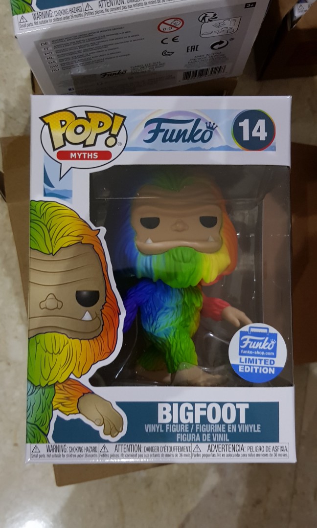 Pop! Myths: Rainbow Bigfoot Funko Pop 