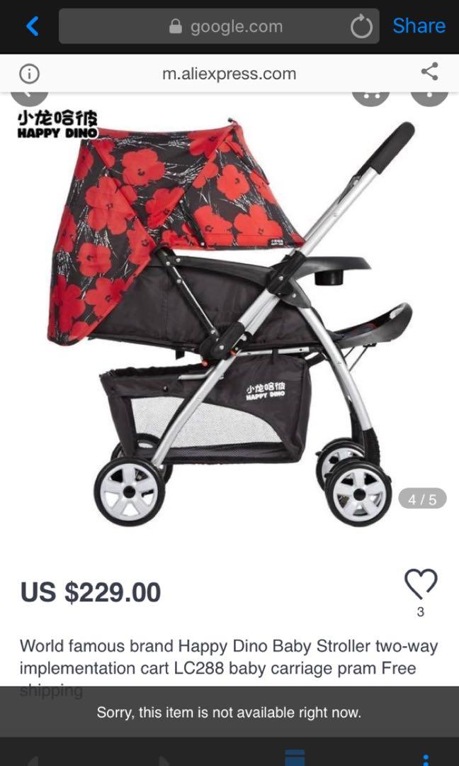 happy dino pram