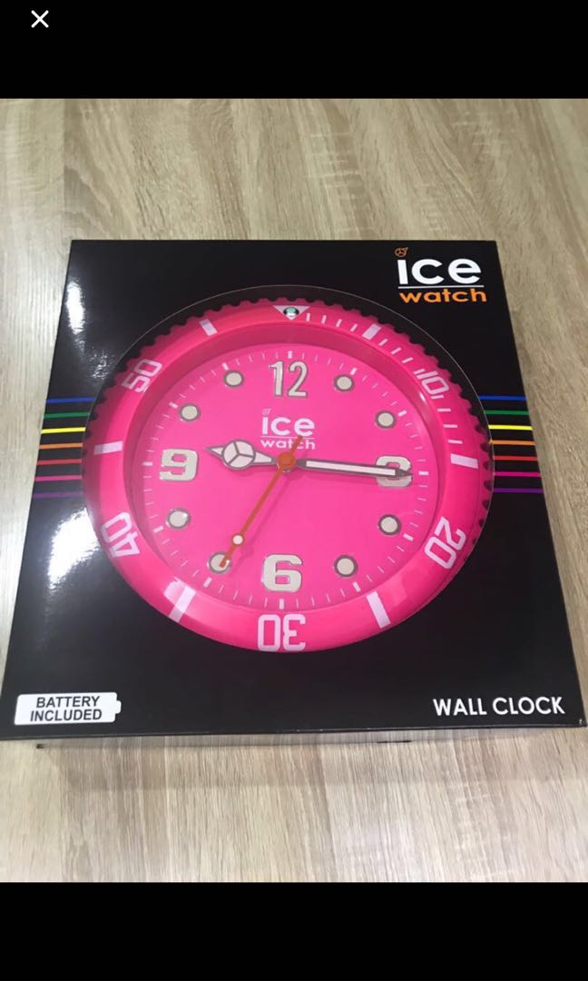 Icewatch Wall Clock, Furniture & Home Living, Home Decor, Clocks on