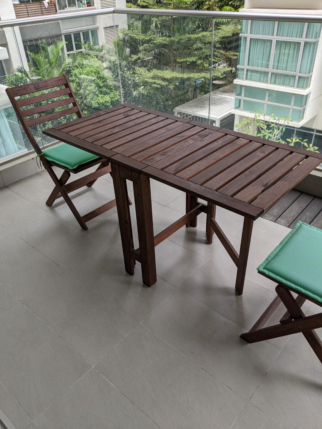 Ikea Outdoor Table And Chair Set Furniture Home Living Furniture Tables Sets On Carousell