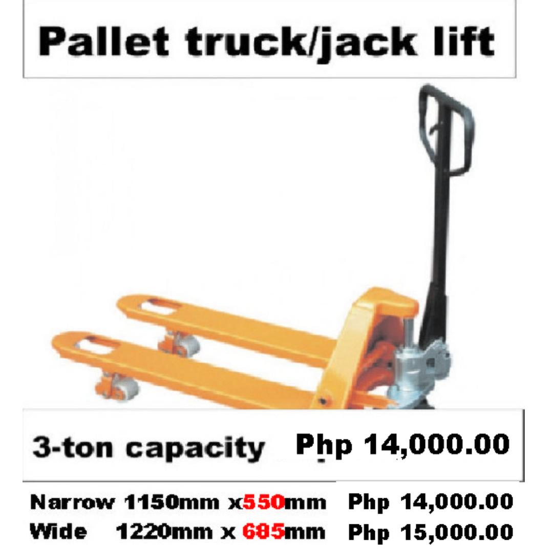 Jack Lift Hand Pallet Truck For Material Handling Pallet Moving 3 Ton Capacity Construction Industrial Industrial Equipment On Carousell