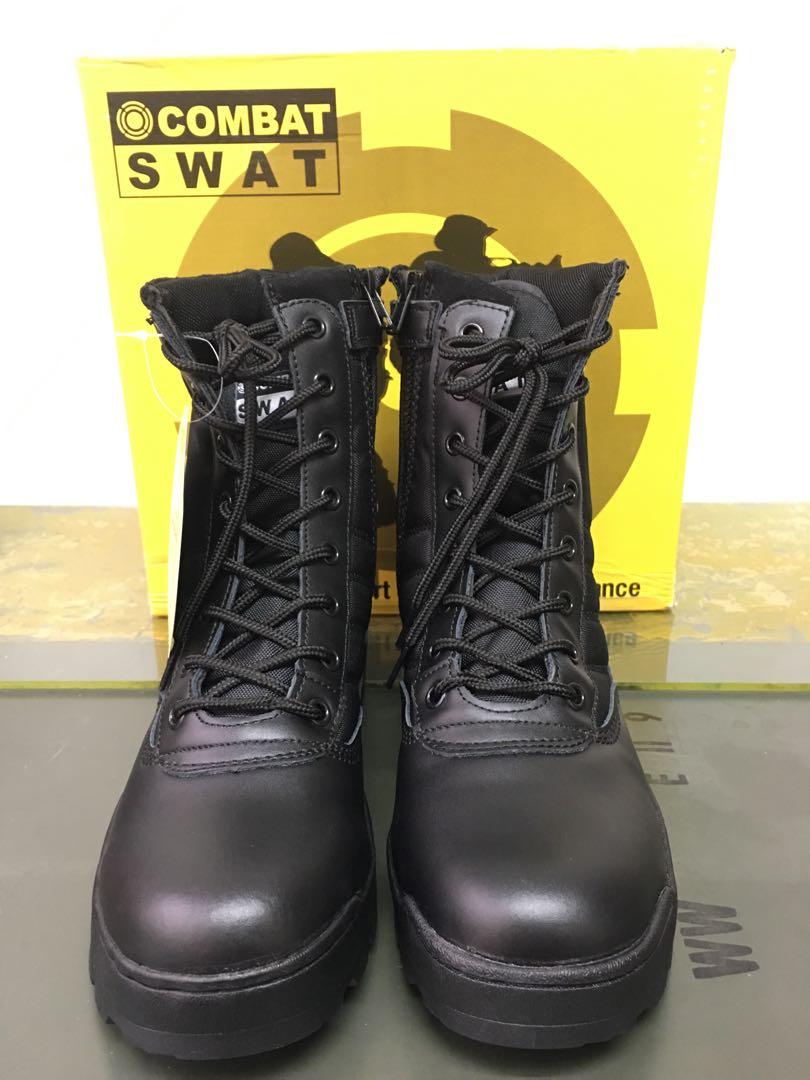Kasut Tactical Boots SWAT, Men's Fashion, Footwear, Boots on Carousell