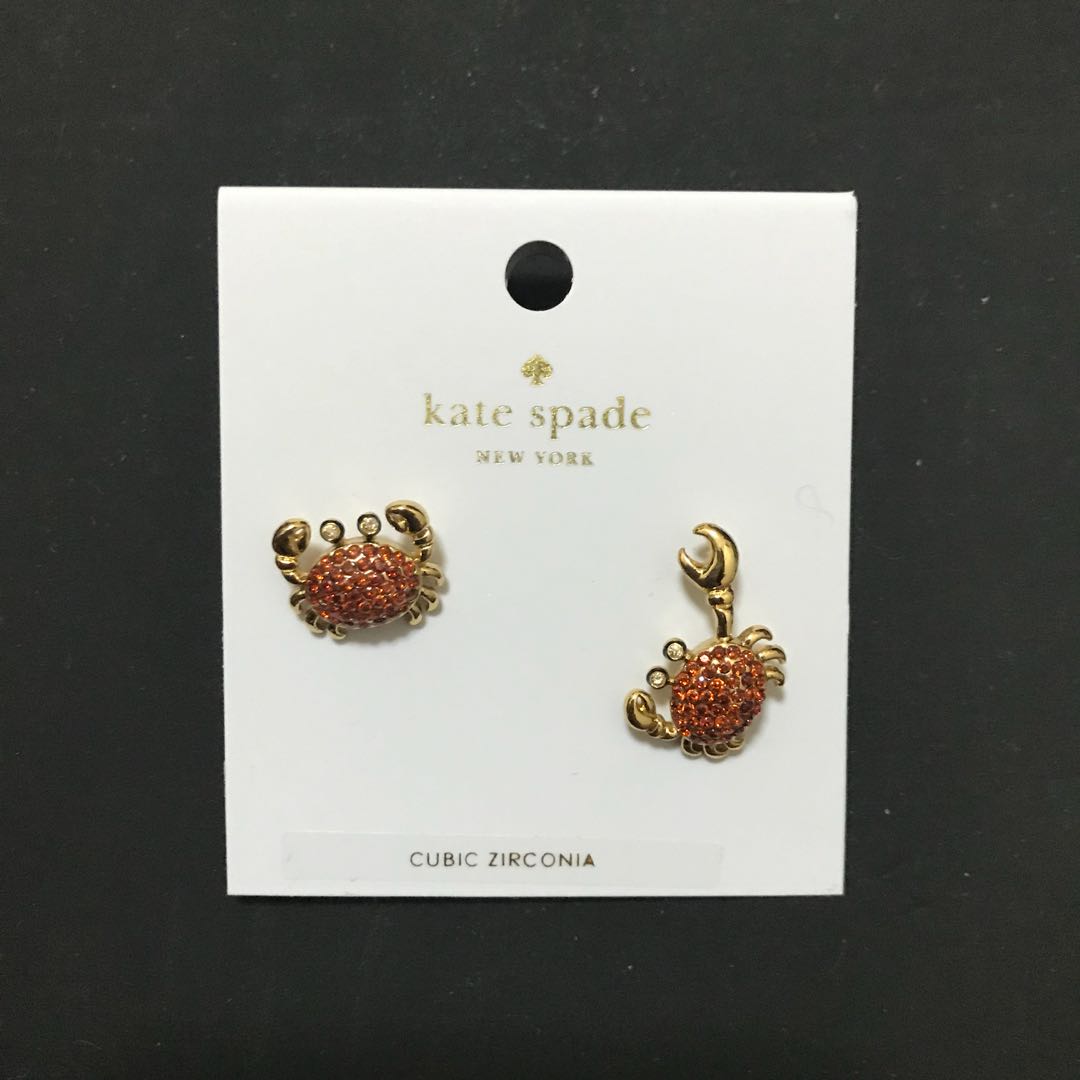 crab earrings kate spade