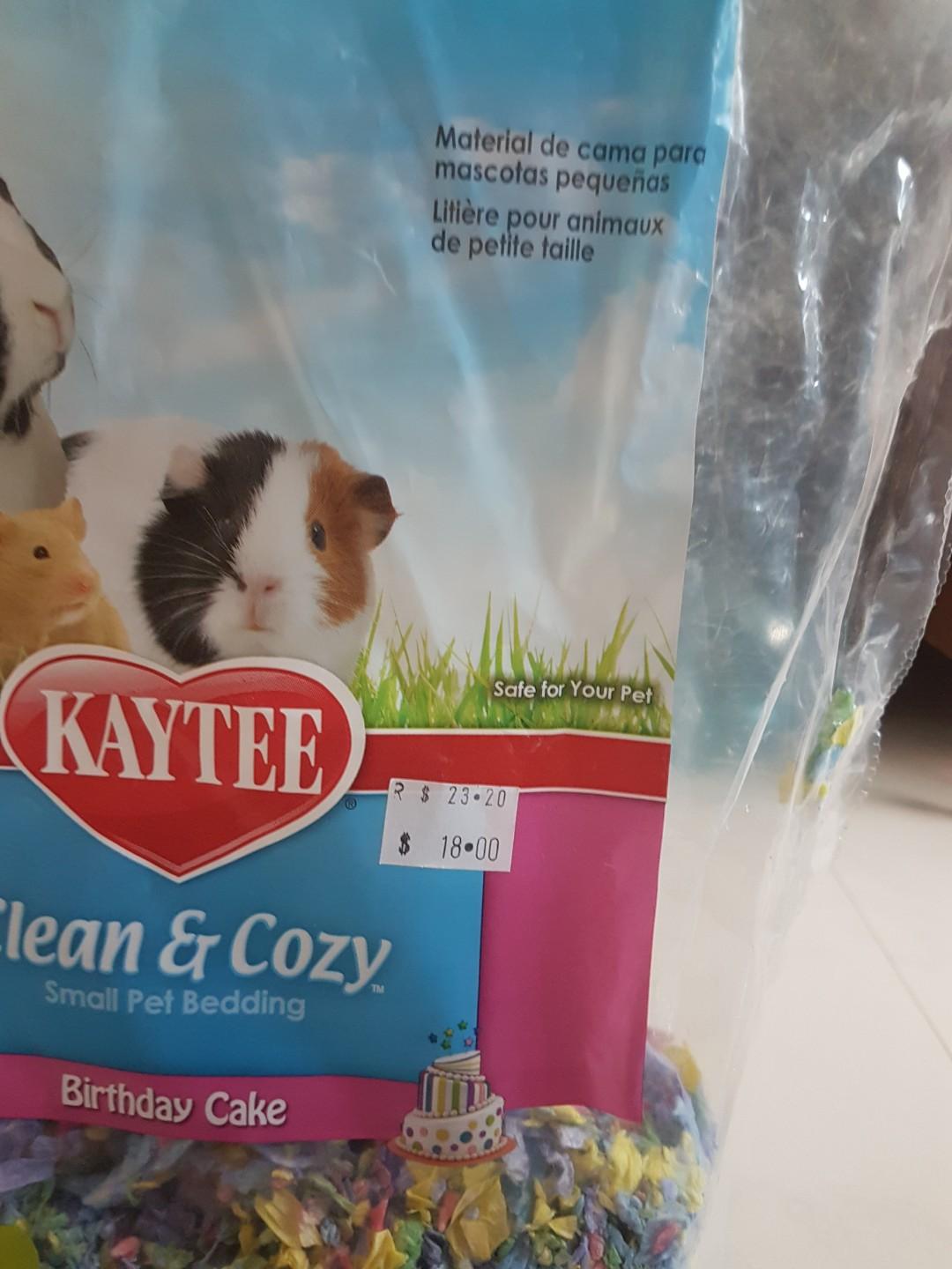 Kaytee birthday cake bedding sales