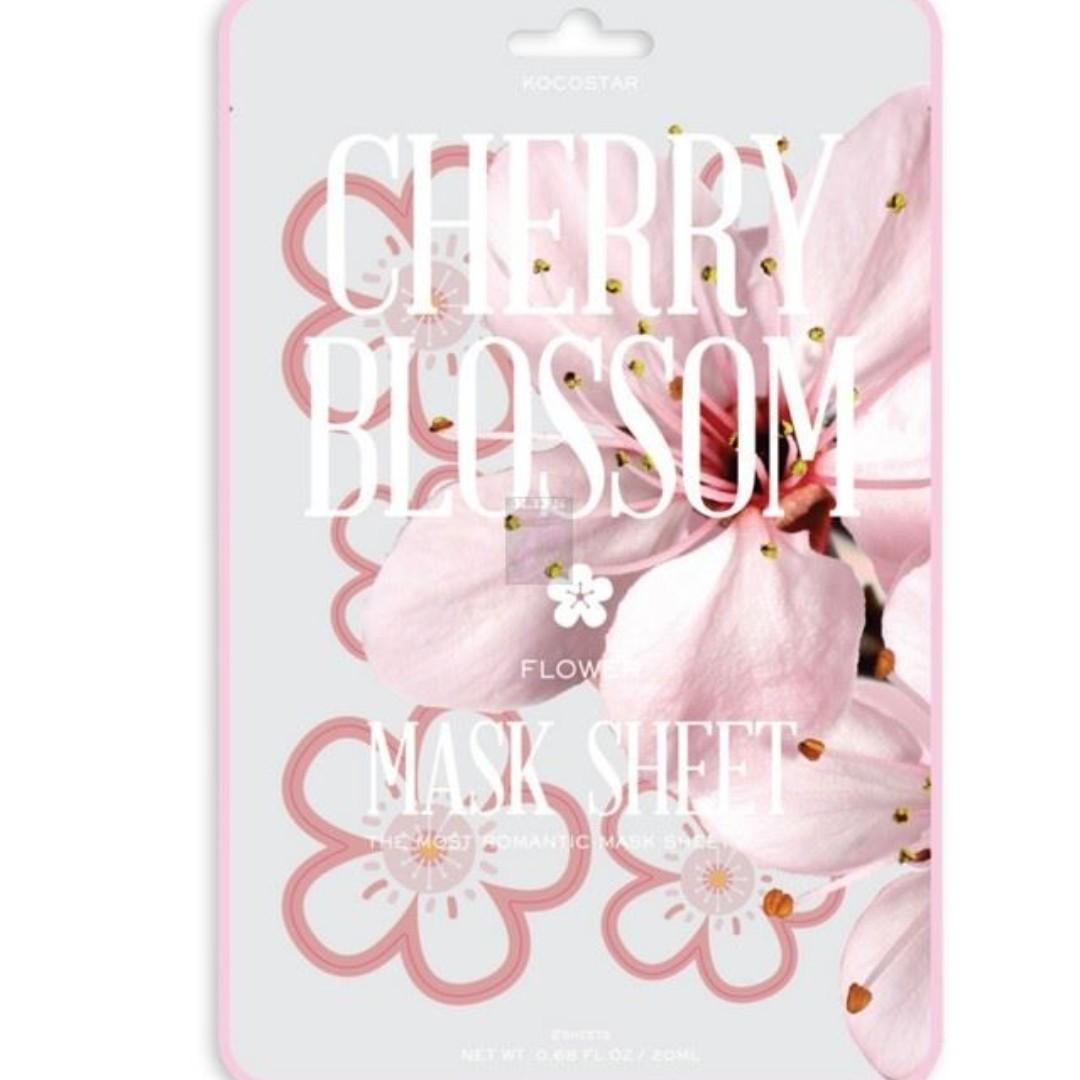 Kocostar Cherry Blossom Flower Mask Sheet 20ml New Health Beauty Face Skin Care On Carousell