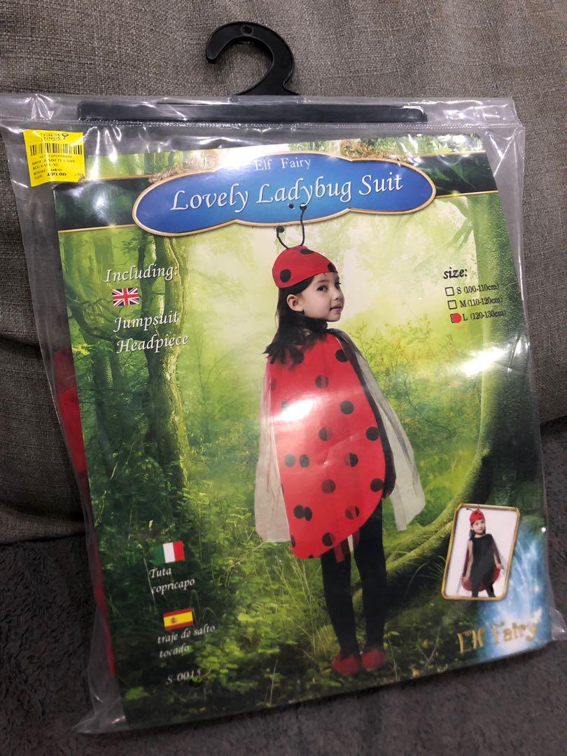 Halloween Ladybug Suit Costume For 5 7 Years Old Babies Kids Girls Apparel 4 To 7 Years On Carousell