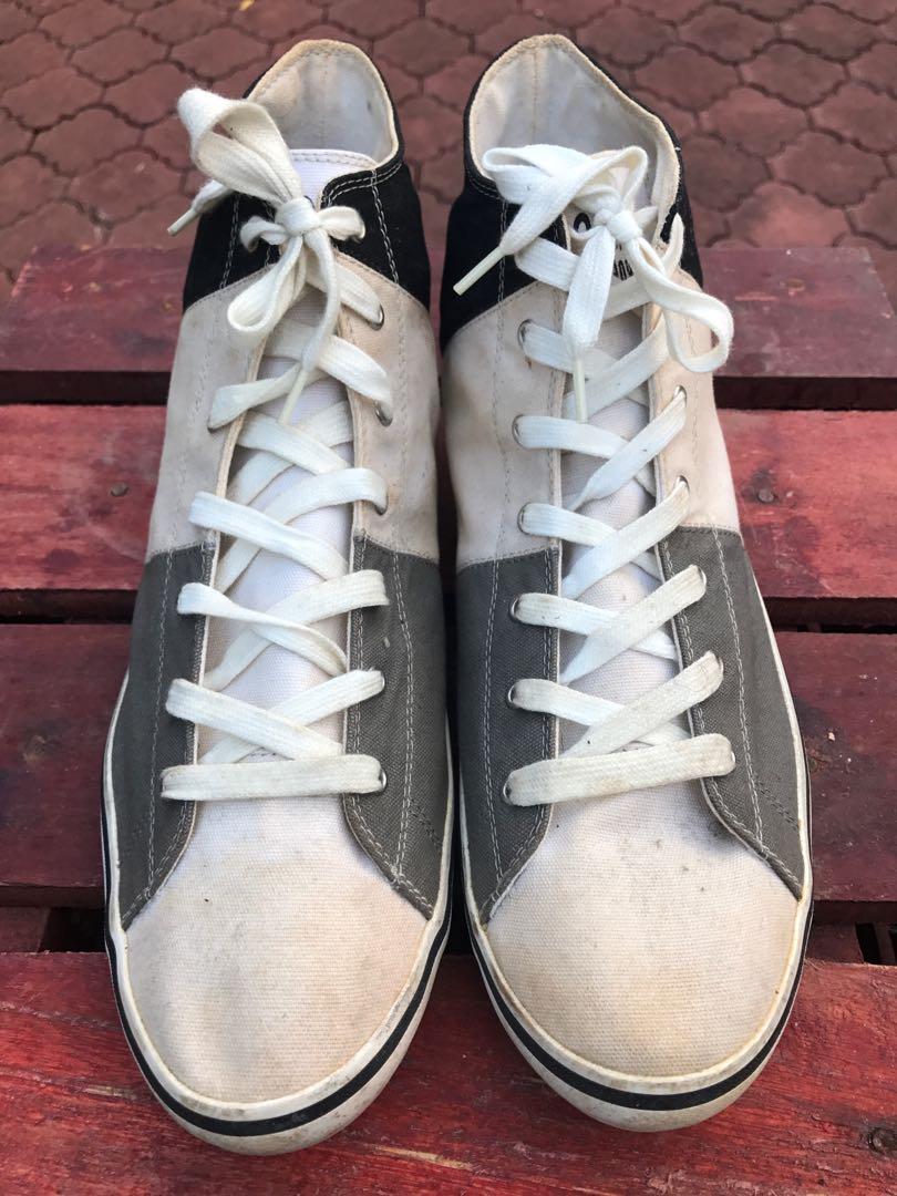 Lee cooper canvas hi top shoes best sale