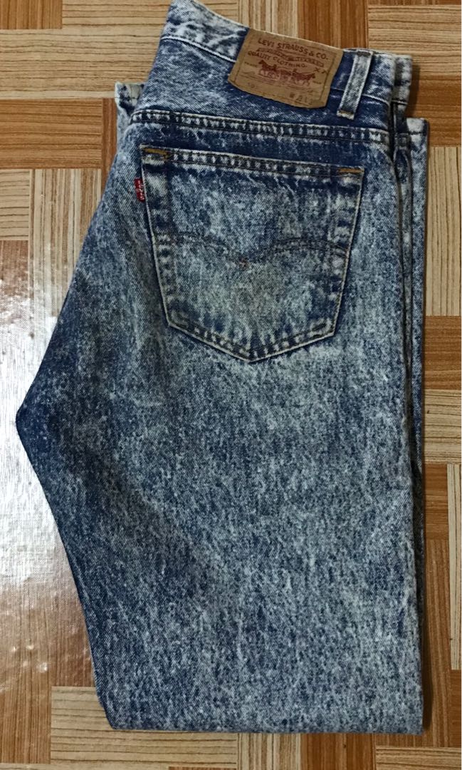 Acid wash new arrivals levis