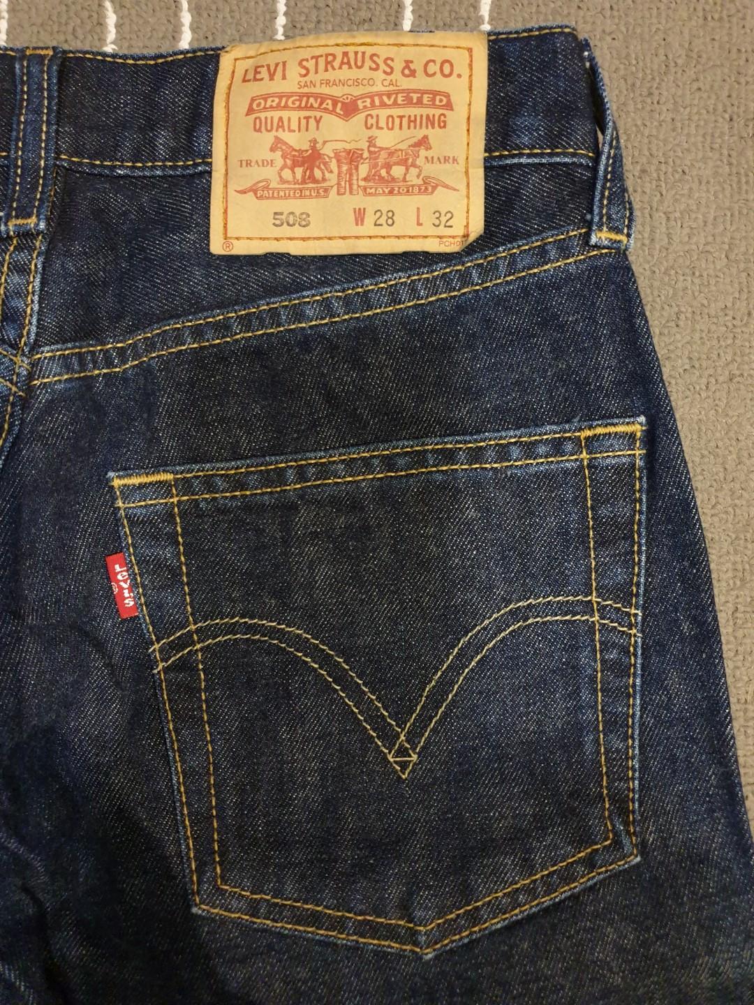 levis jeans length 28