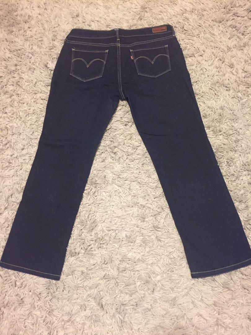 levi's demi curve mid rise straight