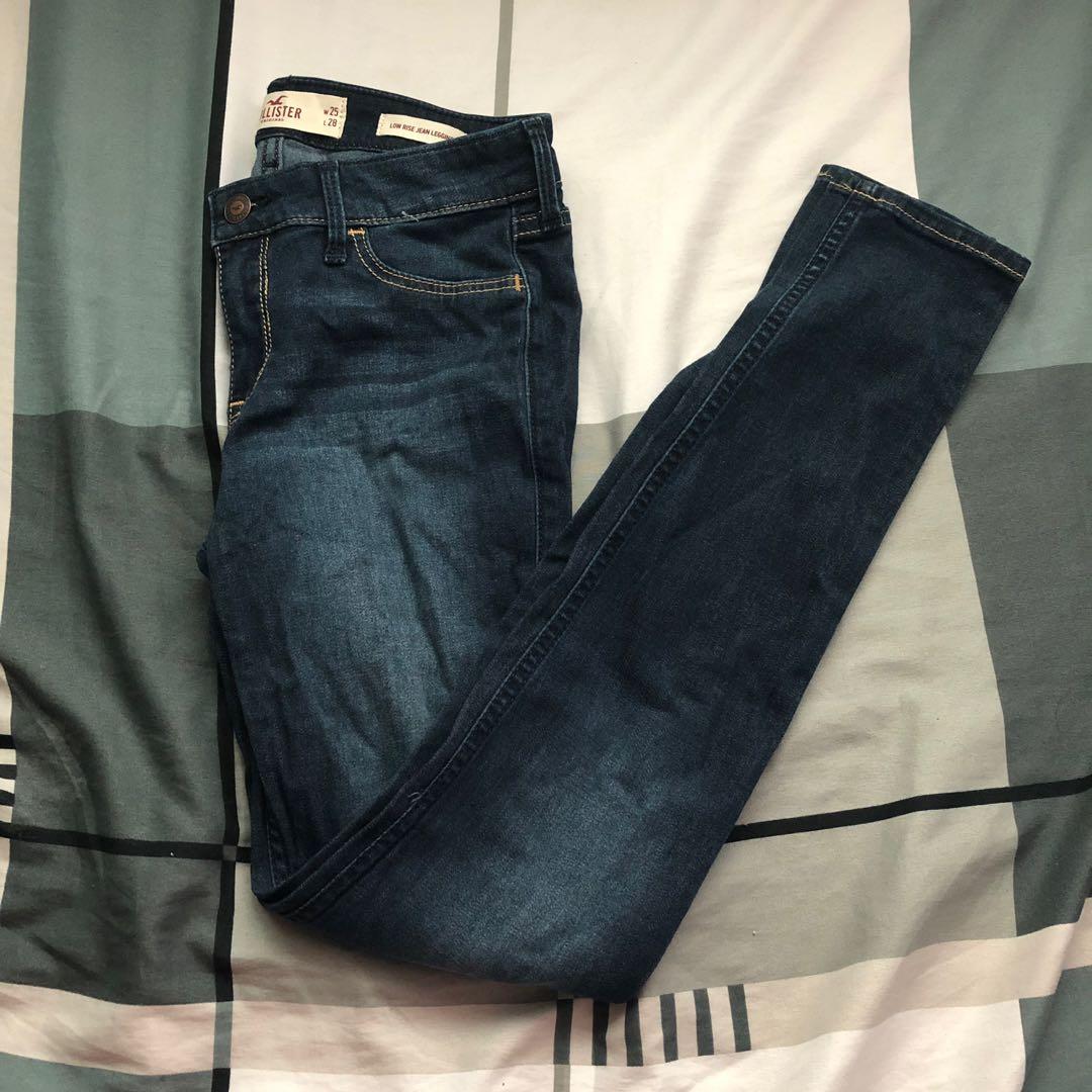 low rise jeans leggings hollister