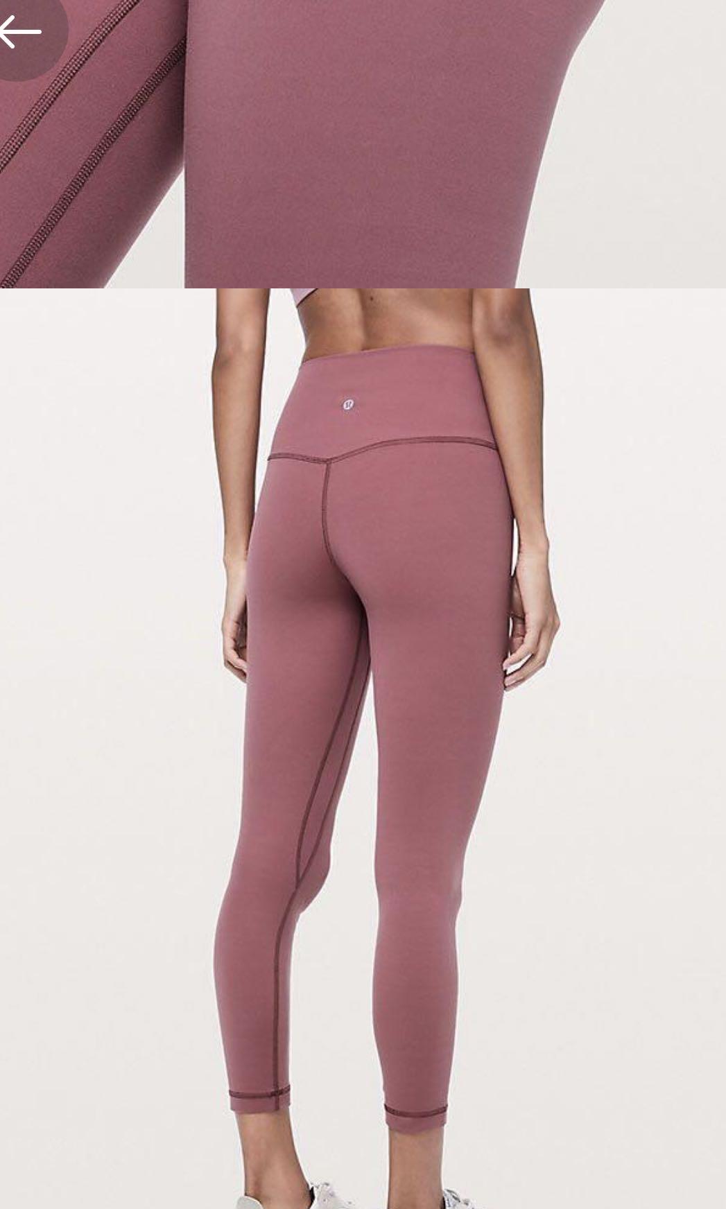 Lululemon Align Pants Asia Fit 24 inches Misty Merlot