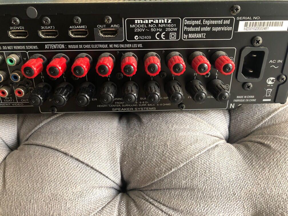 Marantz AV Surround Receiver NR1601, 音響器材, 可攜式音響設備 Carousell