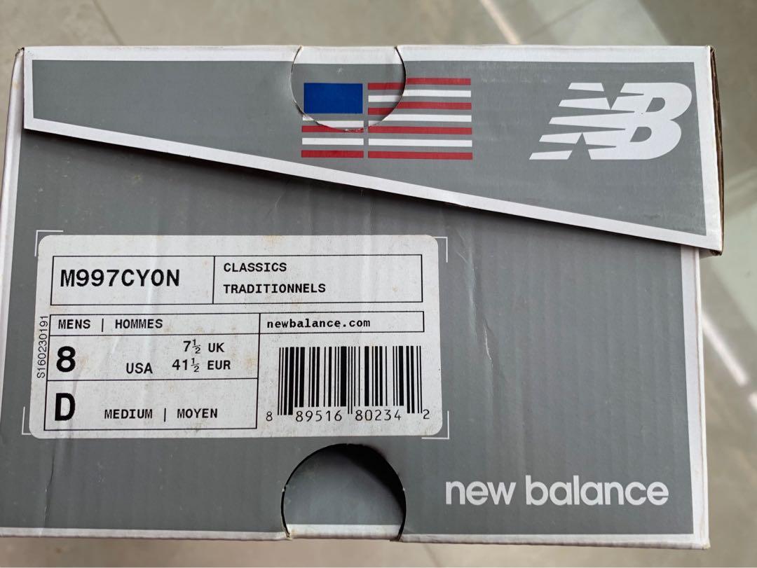 new balance m997cyon