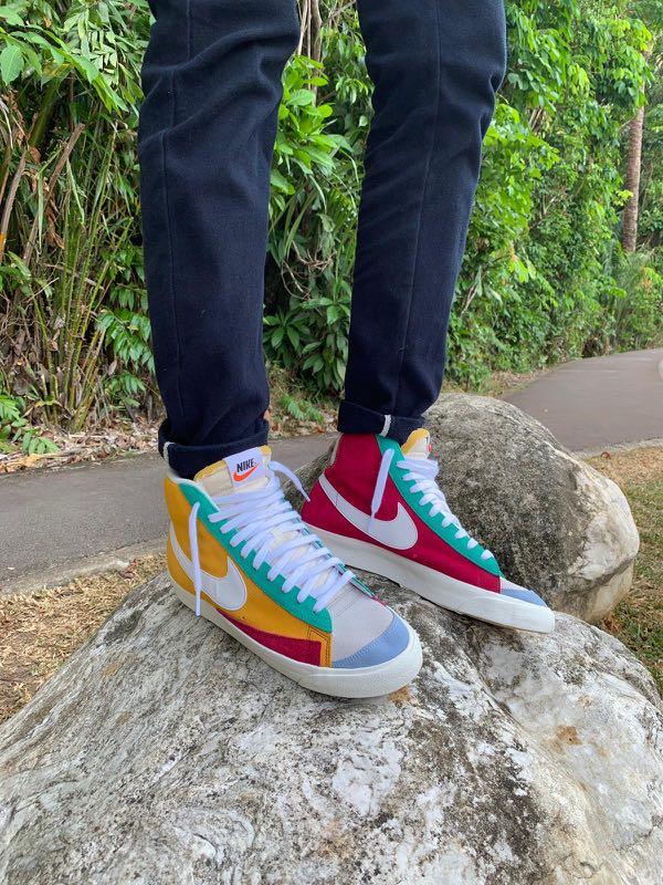 nike blazer mid multi suede