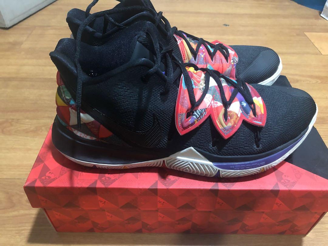 Nike Kyrie 5 Chinese New Year (Category: Sneakers) located in Manila. Submitted by bxcc15 (Listing ID 250333743, Image 2). Description: Authentic Nike Kyrie 5 Chinese New Year / CNY Size : US 13 Condition : 9/10 No issues / Slight Dirty soles Meetup places : Chinese general hospital, Lrt Blumentritt station, UST, SM San Lazaro or near areas Pm or Text me if interested 09179458463. Thanks! .