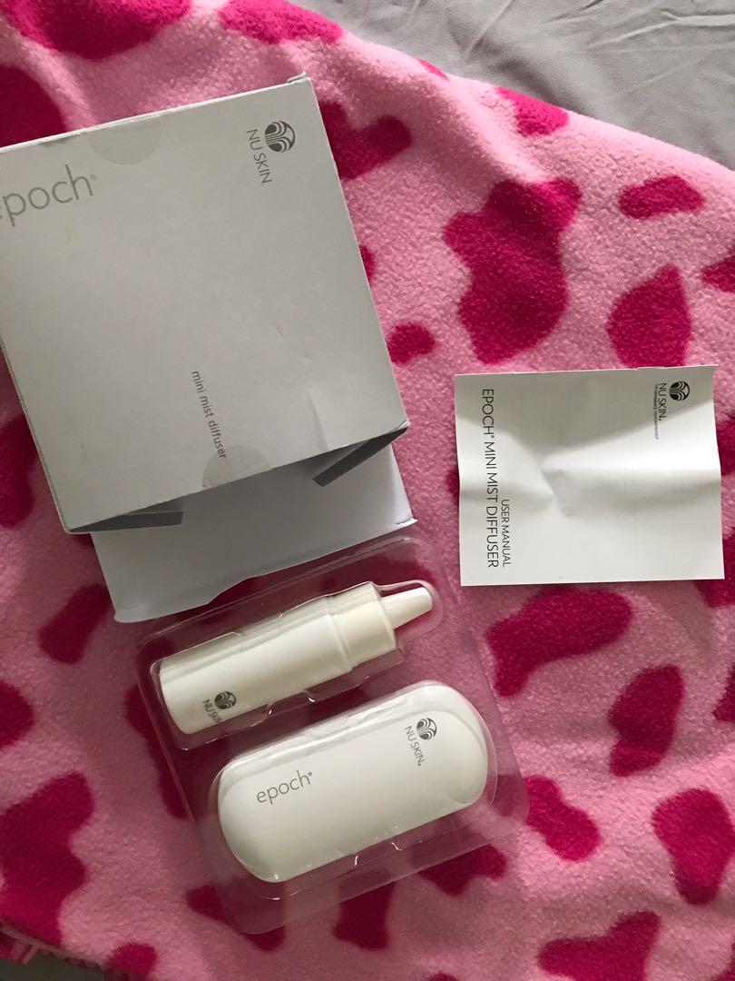 NU skin portable diffuser (Category: Fragrance & Deodorants) located in Quezon. Submitted by smallville.ph (Listing ID 250205603, Image 1). Description: Barely used. In excellent condition. Will include free essential oil :).
