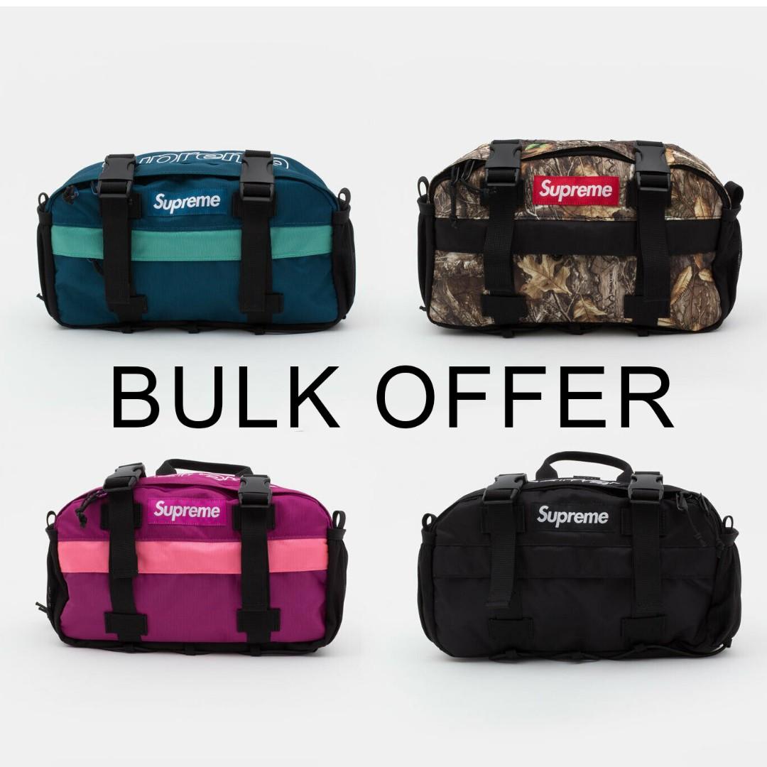 supreme waist bag magenta