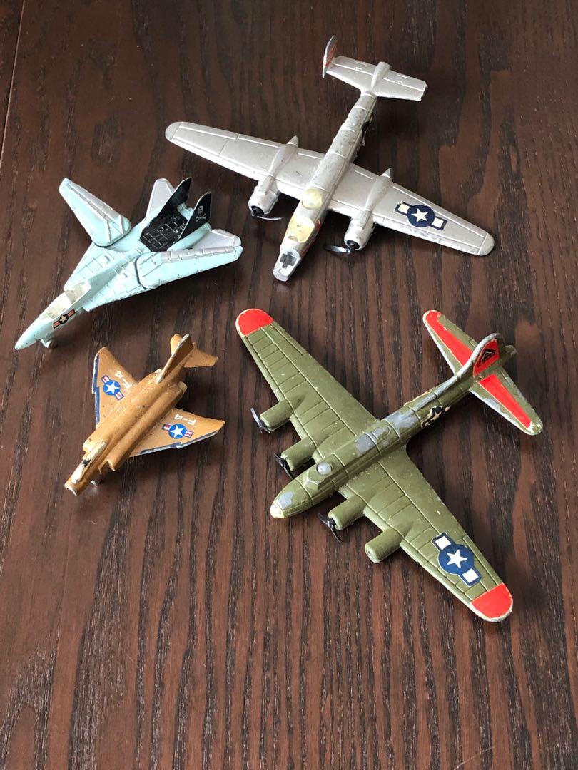 old metal toy planes