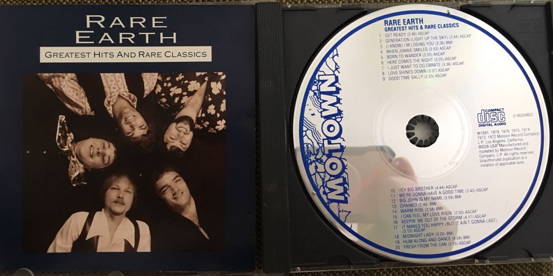 Original CD Rate Earth Greatest Hits and Rare Classics, Hobbies