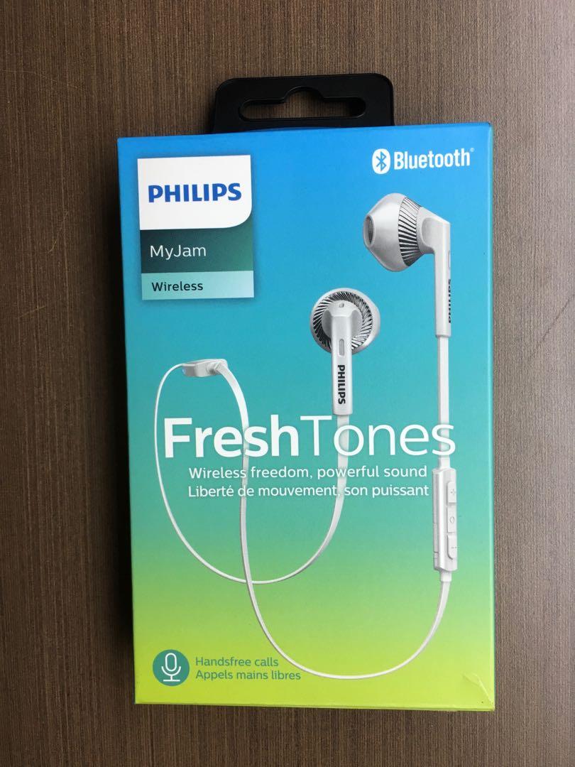 Philips Myjam Wireless Bluetooth Earpiece SHB5250 Audio Earphones on Carousell
