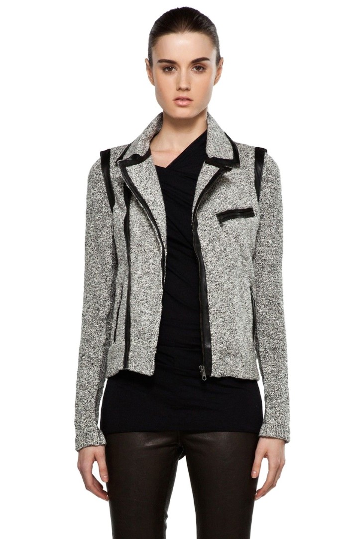Rag \u0026 Bone Hart Motorcycle Tweed Jacket 