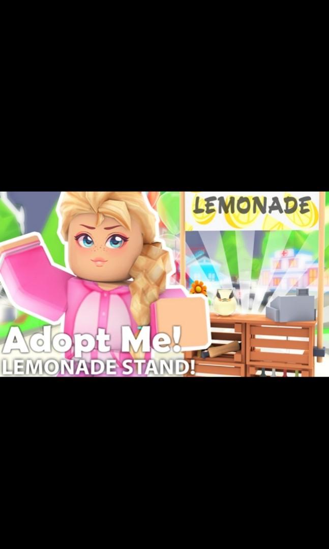 Roblox Adopt Me Lemonade Hotdog Stand Toys Games Video Gaming In Game Products On Carousell - adopt me lemonade stand update roblox