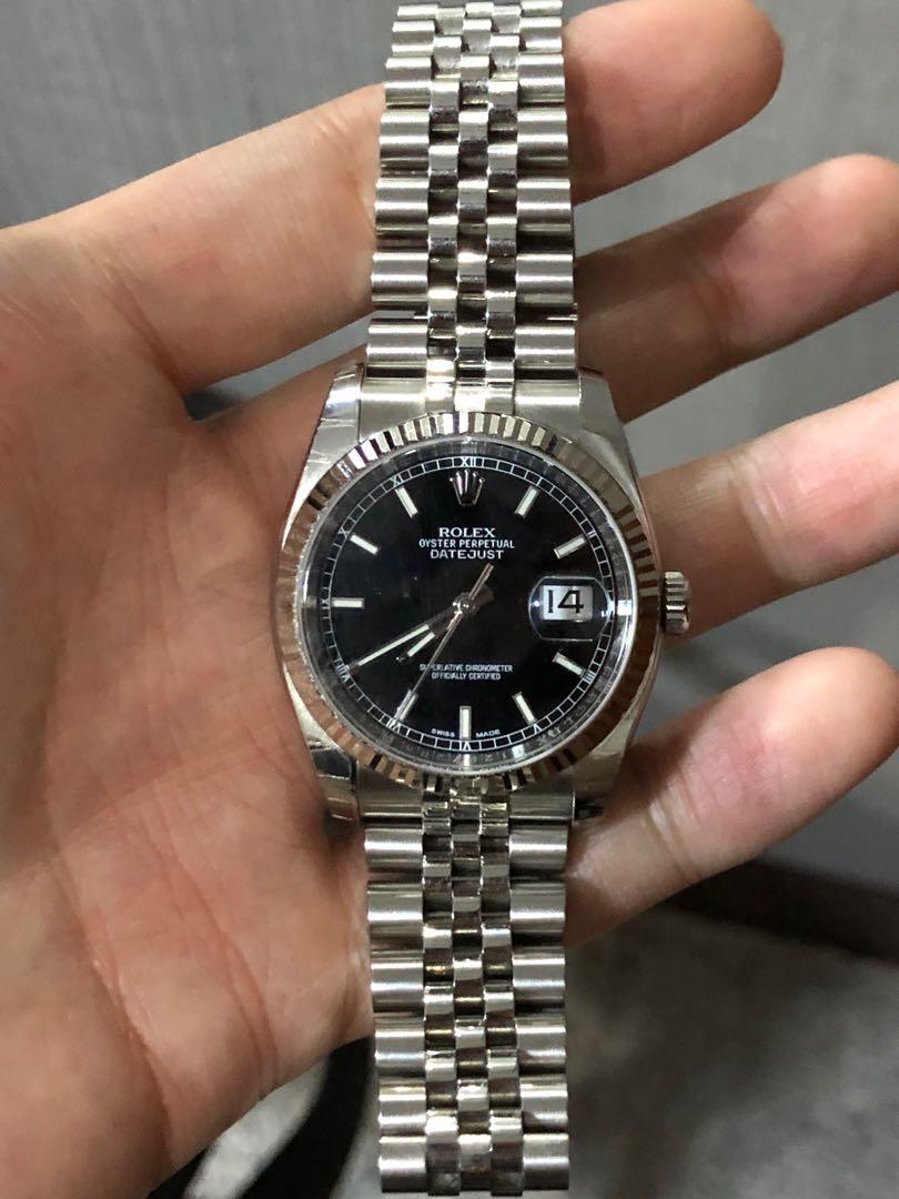 Mens sales 36mm rolex