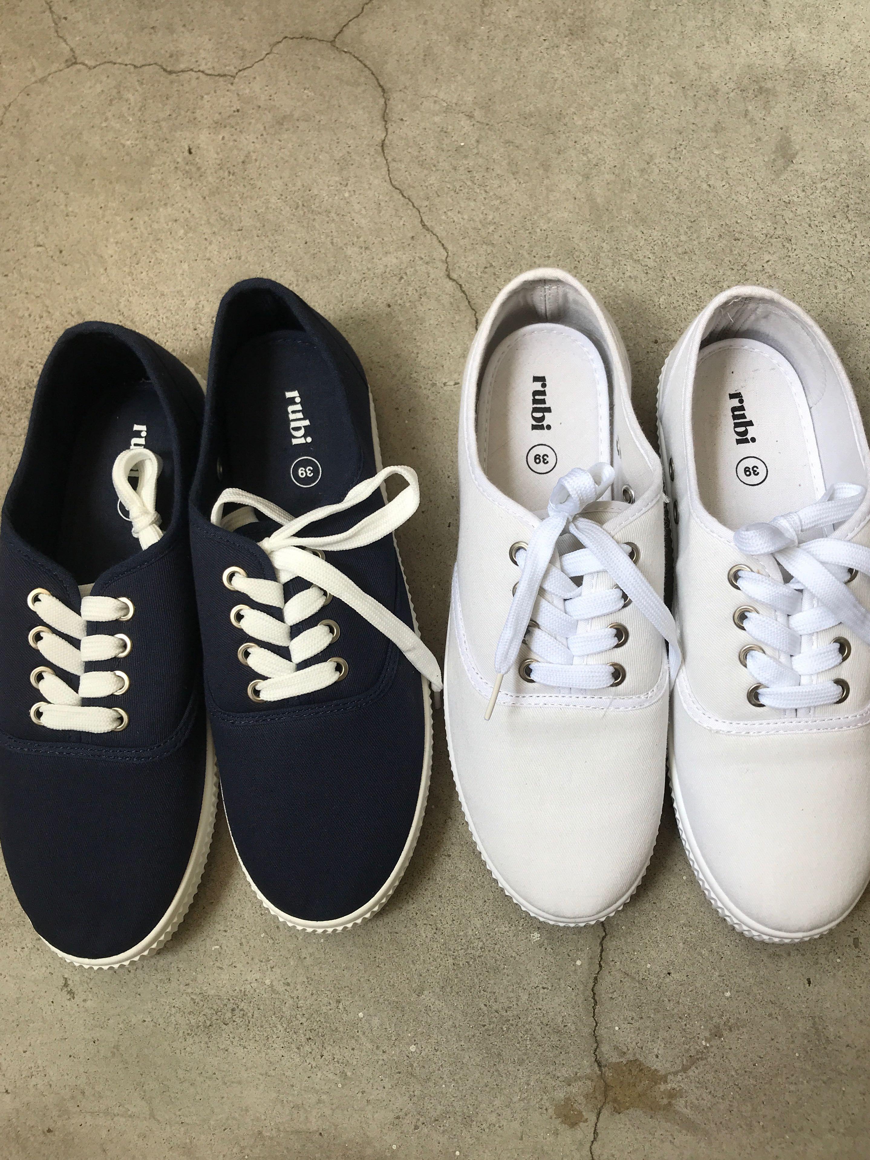 Rubi Sneakers Navy Blue, And Cream, size 42 VGC Pre-owned Great Condition |  Navy blue, Rubi, Blue