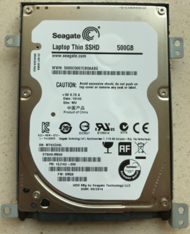 Seagate Sshd Laptop Thin Harddisk 500gb Electronics Computer Parts Accessories On Carousell