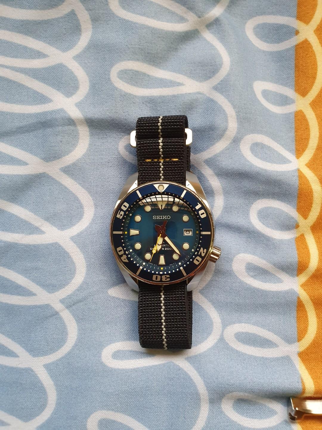 Seiko Blue Coral Sumo SBDC069 Mobile Phones Gadgets Wearables Smart Watches on Carousell