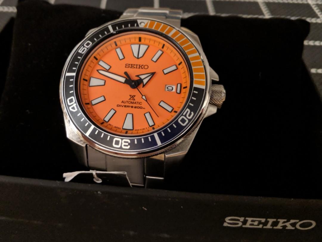 Seiko Orange Samurai - SRPC07 men's watch, Men's Fashion, Watches &  Accessories, Watches on Carousell
