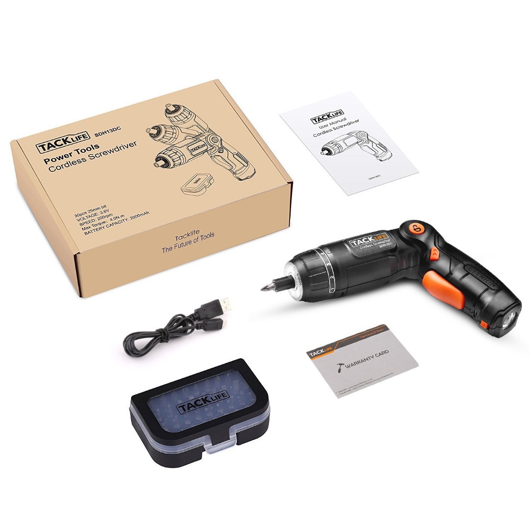 Tacklife cordless screwdriver manual discount