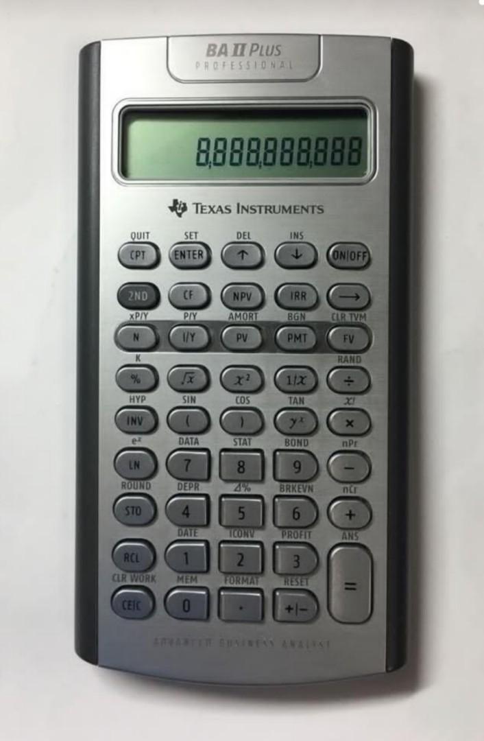 Rekenmachine Texas TI-BA II plus 1 Stuk bij Prokan