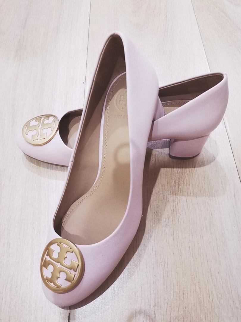 tory burch pink heels