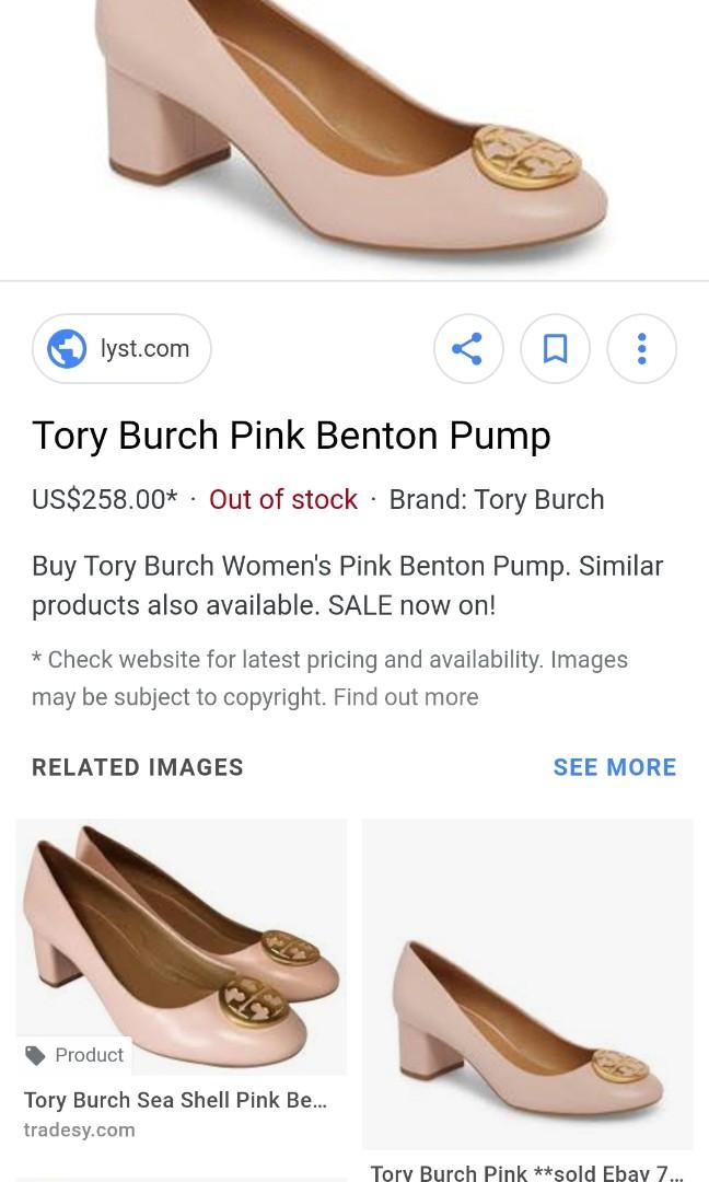 Tory Burch Pink Benton Pump